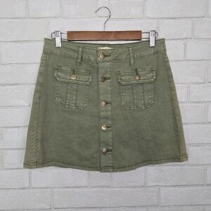 Altar'd State button down mini skirt